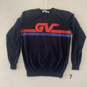 GIVENCHY Size S Black Red Cotton -GV‎ World Tour- Sold Out Graphic Sweatshirt